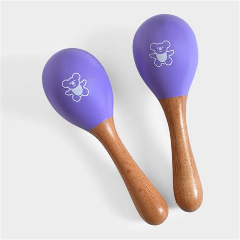 Mi Arcus - Playful Maracas Wooden Toy Pack of 2 - Wooden Toy
