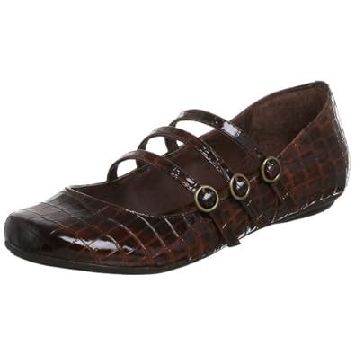 Two Lips Women's Too Sweet 3 Strap Mary Jane Flat,Brown,8.5 M US: Buy ...