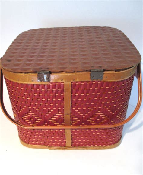 Image result for Rectangular Picnic Basket