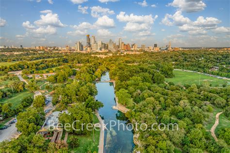 Barton Springs Pool and Austin Skyline | 09122022