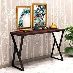 Urban Decor Modern Console Table in Sleek Black Rods Design in Metal ...