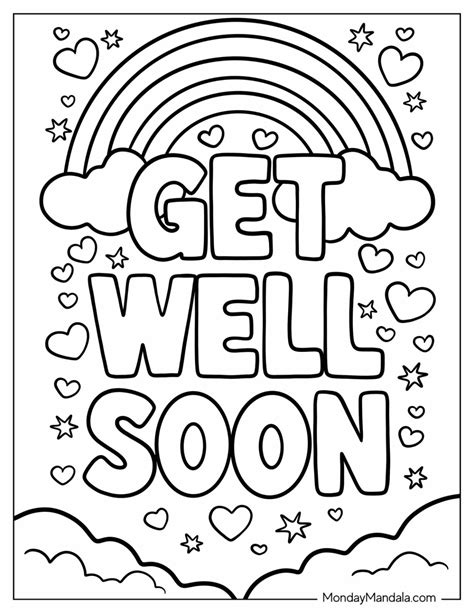 Get Well Coloring Pages Tonsillectomy [2025]
