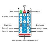 5 Pack Solar Firefly Lights Outdoor Waterproof Garden Light Remote ...