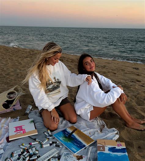 Olivia Marie🏹 | Painting on the beach : a series 🎨 | Instagram