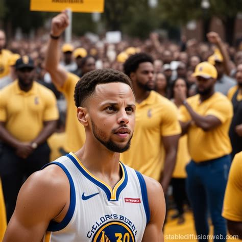 Steph Curry Leads Angry Protest for Affordable Housing | Stable ...