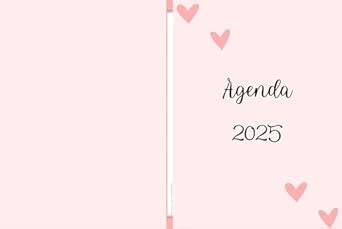 Agenda 2025 con planificador mensual,semanal y diario de enero a ...