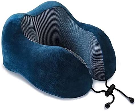SKYLOFTS Neck Pillow Memory Foam Travel Pillow for Flights Neck Pillow ...