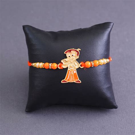 Send Chhota Bheem Rakhi with Mug Combo for Kids Online