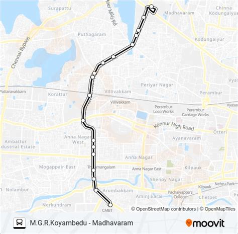 121M Route: Schedules, Stops & Maps - Madhavaram B.S. (Updated)