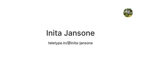 Inita Jansone — Teletype