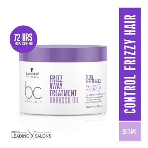 Schwarzkopf Professional Bonacure Frizz Away Treatment With Babassu Oil ...