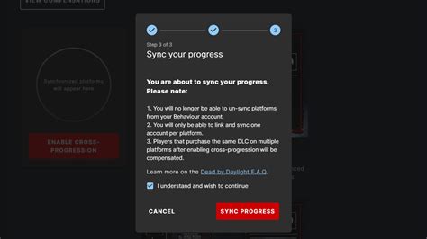 DBD cross progression and crossplay explained