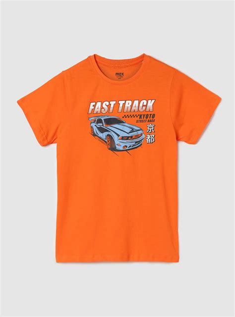 Buy Boys Graphic Printed Pure Cotton T-shirt Online at just Rs. 169.0 ...