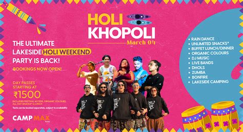 Holi Khopoli at Camp Max | Holi 2023