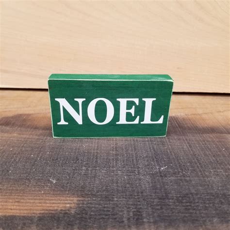 Noel Wood Sign Christmas Decoration Sign - Etsy