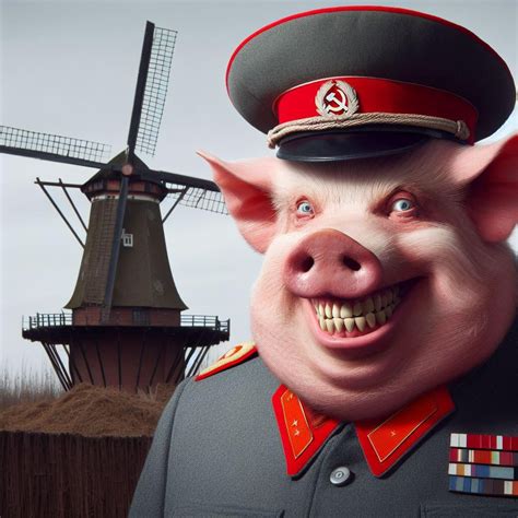 Napoleon from George Orwell’s allegory Animal Farm : r/ChatGPT