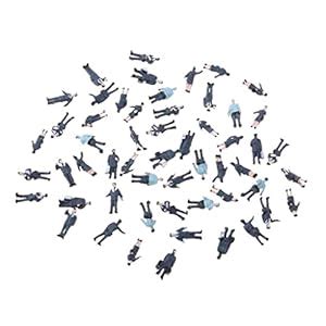 CLUB BOLLYWOOD® Model Trains Figures 1:150 Scale Multicolor Simulation ...