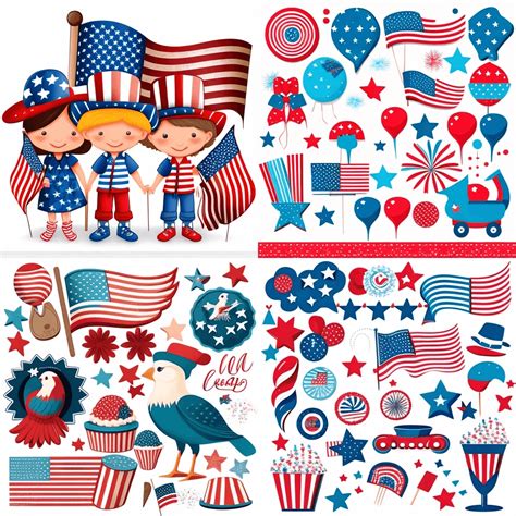 Free 4th Of July Clipart - MasterBundles