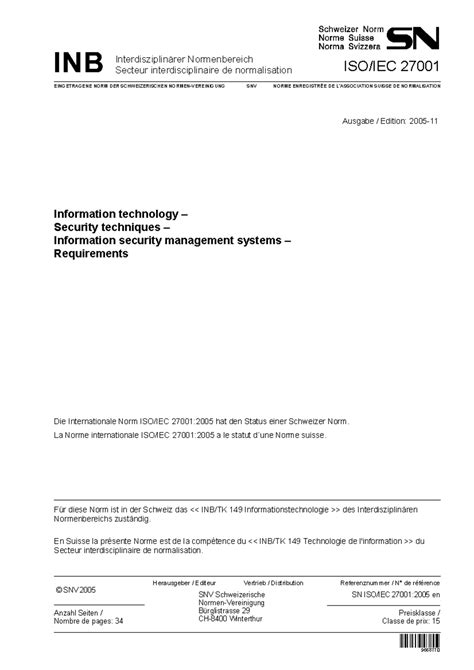 ISO 27001: Comprehensive Guide to Information Security Management - Studocu