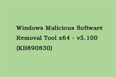 Image result for Install Kb890830 From Command Line