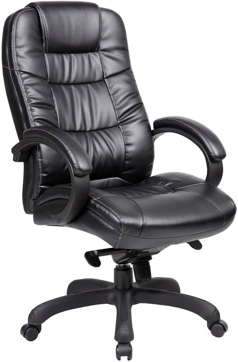 Black Leather Office Chair Executive Leather Office Chair Furniture