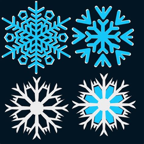 Image result for Snowflake Vector Design