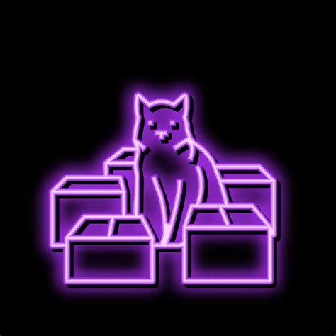 around preposition english neon glow icon illustration 20571351 Vector ...