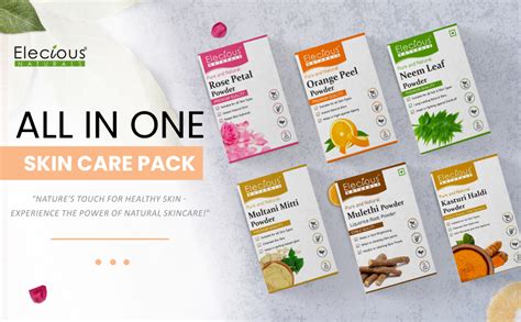 Elecious Complete Skin Care Kit Combo- Contains 6 Products (Mulethi ...