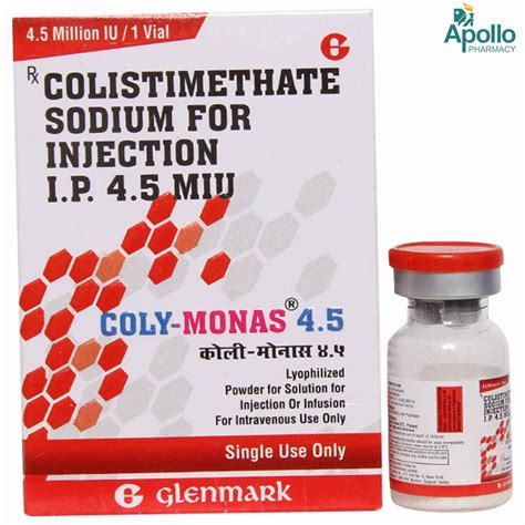 COLY MONAS 4.5MIU INJECTION Price, Uses, Side Effects, Composition ...