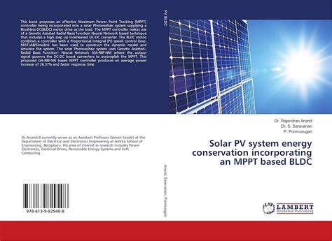 Buy Solar PV system energy conservation incorporating an MPPT based ...