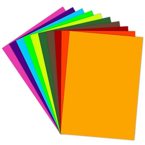 Lakeer A4 Bright Color Paper - Multi Colour | 120 GSM-Premium Bright ...