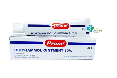 PRIME ICHTHAMMOL OINTMENT 10% 25 GM - Life Care Pharmacy