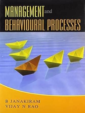 Buy Management and Behavioural Processes Book Online at Low Prices in ...