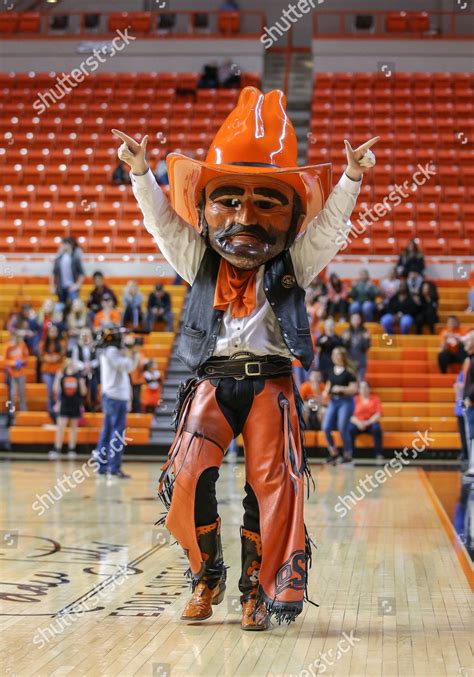 Oklahoma State Mascot Pistol Pete During Editorial Stock Photo - Stock ...