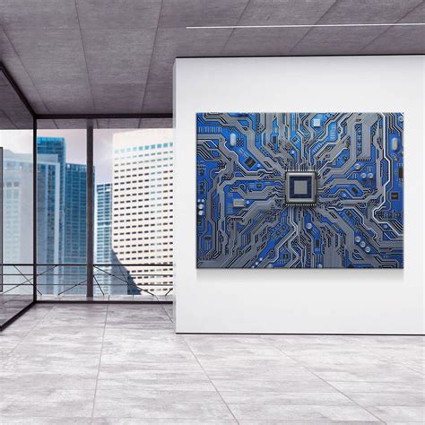 Image result for Computer Chip Mural Design