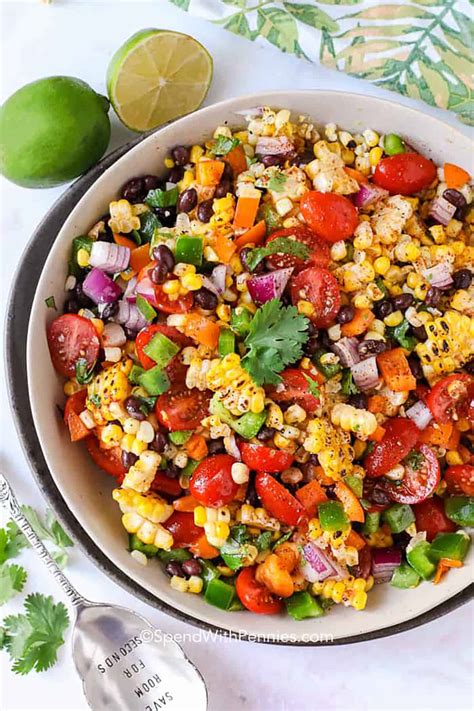 Corn Bean Salad Summer Black Bean And Corn Salad