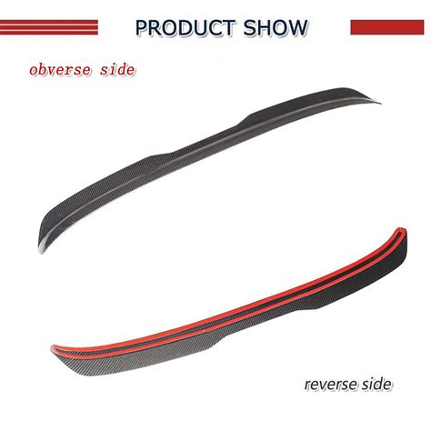 JC SPORTLINE Carbon Fiber Spoiler for Volkswagen VW Golf 7 7.5 MK7 MK7 ...