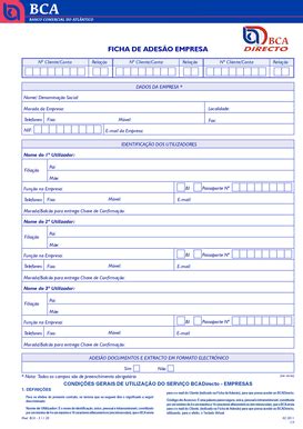 Bca Directo Particulares - Preencher Online, Imprimir, Preencher, em ...