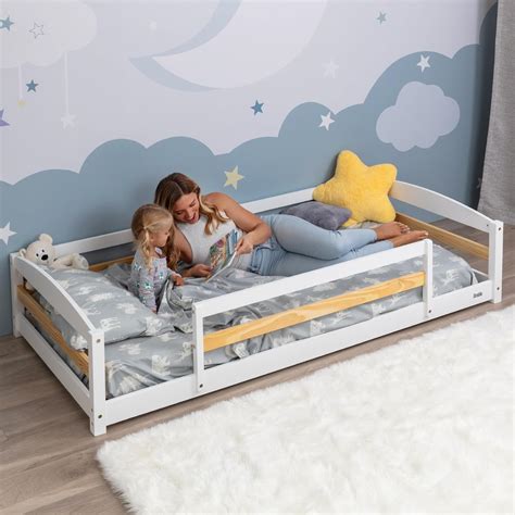Amazon.com: Ocodile Twin Floor Bed with Safety Guardrails for Kids ...