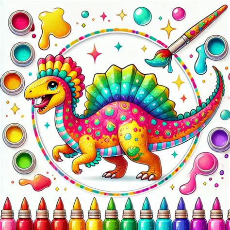 Spinosaurus Coloring Pages & Painting Games, Dinosaurs and Prehistoric ...