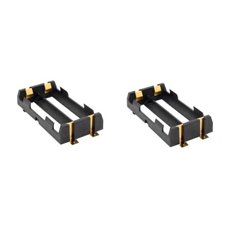 BestTong 18650 Battery Case Holder, 2 Slots 3.7V DIY Battery Storage ...