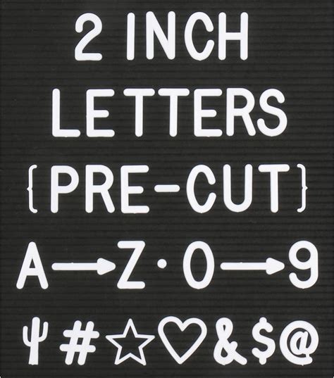 Amazon.com : Universal Single Tab White Changeable Letters for Grooved ...