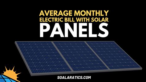 Average Monthly Electric Bill With Solar Panels (Updated 2025)
