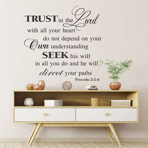 Christian Scripture Wall Decals Bible Verse Wall Decals