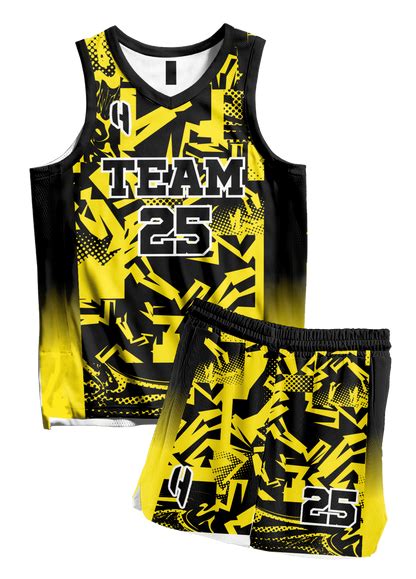 Custom KIDS Basketball Jersey and Shorts Set with Personalized Player ...