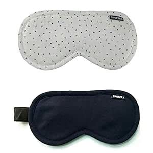 Buy Shoppax Adjustable cotton soft navy white combo 2 pc Sleeping mask ...