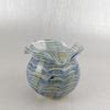 Art Glass Bowl /Vase Blue wave Stella – Rustic Horse Glass Studio ...