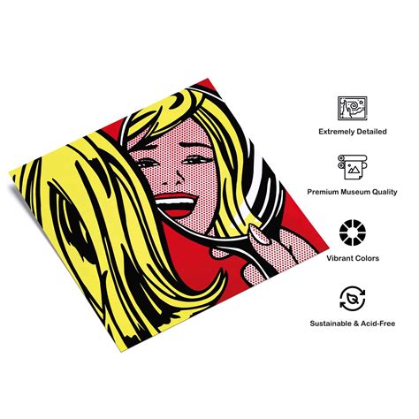 Buy Girl in mirror Pop Art Painting & Art Print Online India at Best ...