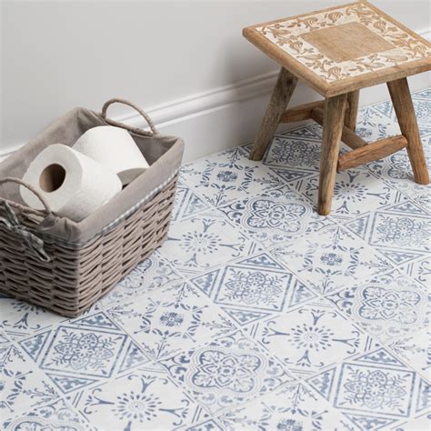 Vintage Peel and Stick Vinyl Floor Tiles 1sqm