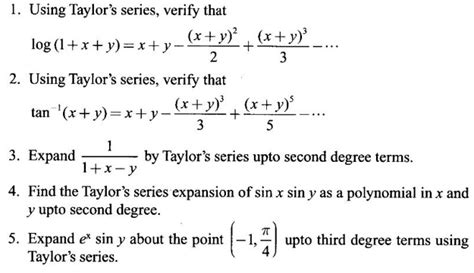 Taylor's Expansion for Function of Two Variables - Theorem, Worked ...